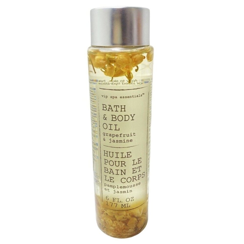 Scented Bath And Body, Hair, Nail Oil Grapefruit & Jasmine Spa Oil 6 FL OZ New